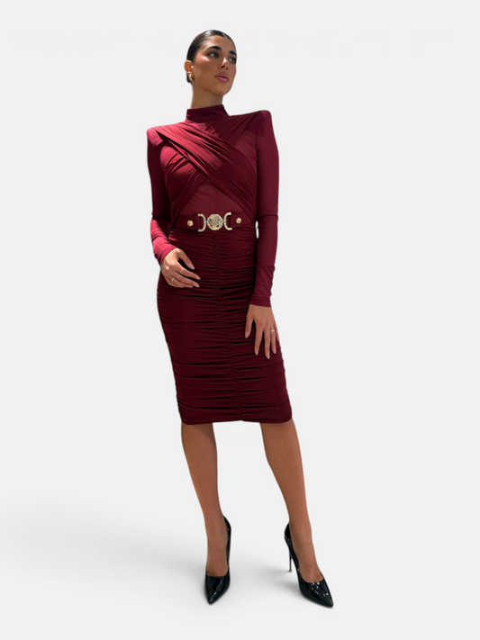 ABITO YS00970 BORDEAUX