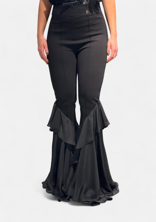 XS00502-NERO - PANTALONE - BABYLON W LES FEMMES