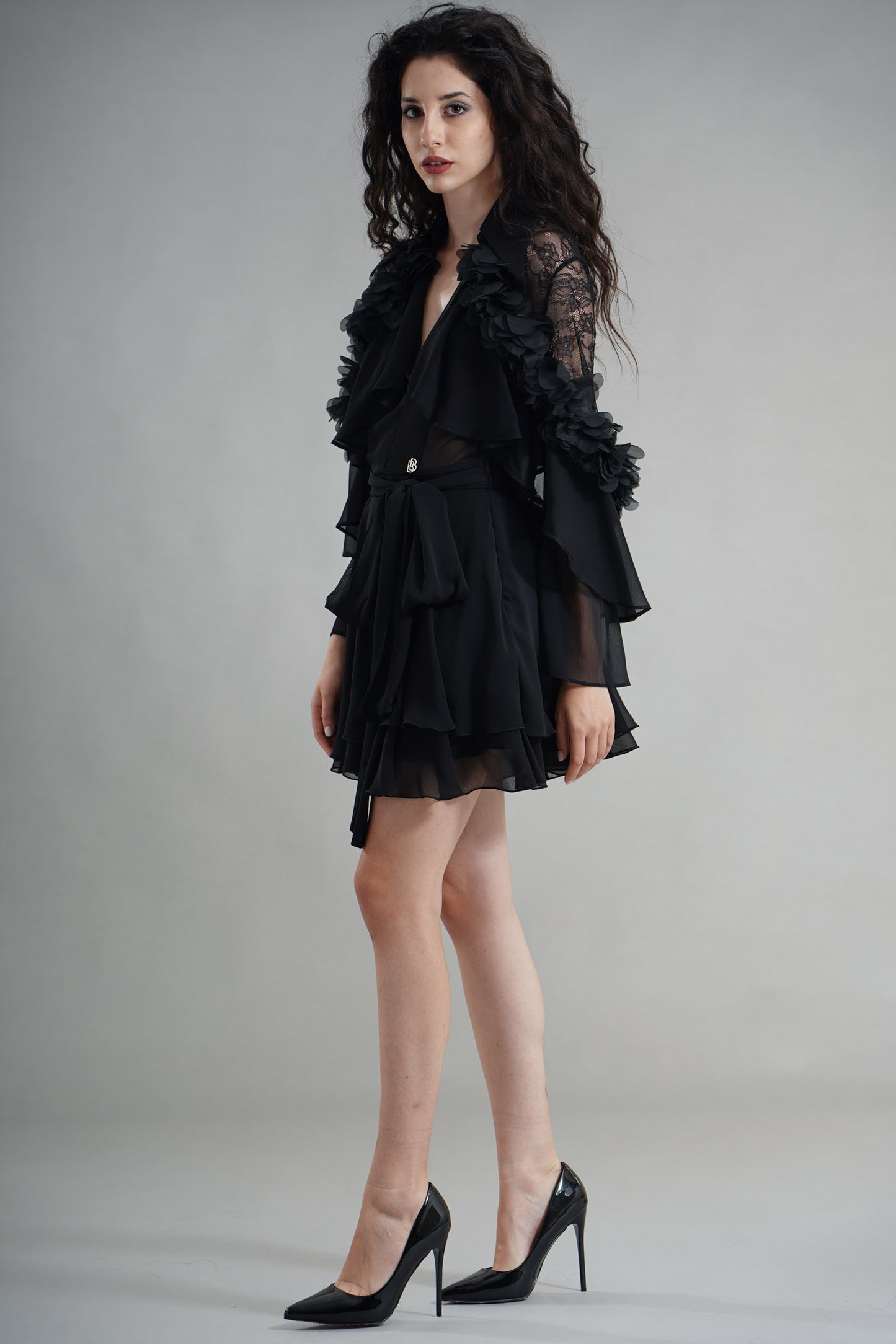 XS00832-NERO - ABITO - BABYLON W LES FEMMES