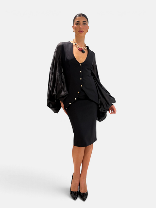 ABITO YMF0211 NERO