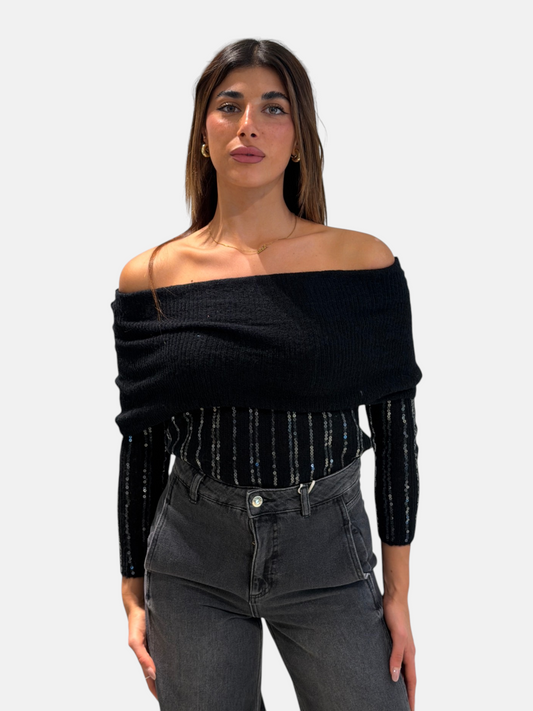MAGLIA PBPCORONA NERO