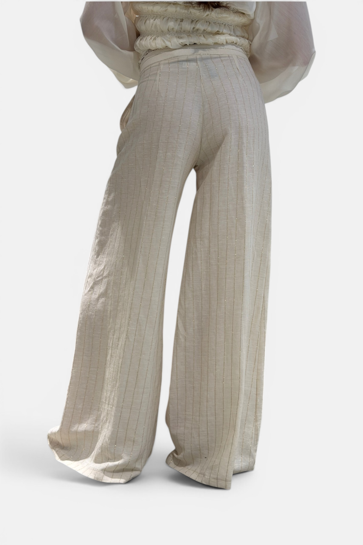 D39N0265-NATURALE - PANTALONE - SOUVENIR