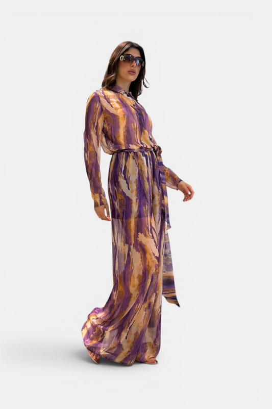 P6134-ZEBRA/VIOLA - TUTA - MOQÈTTE