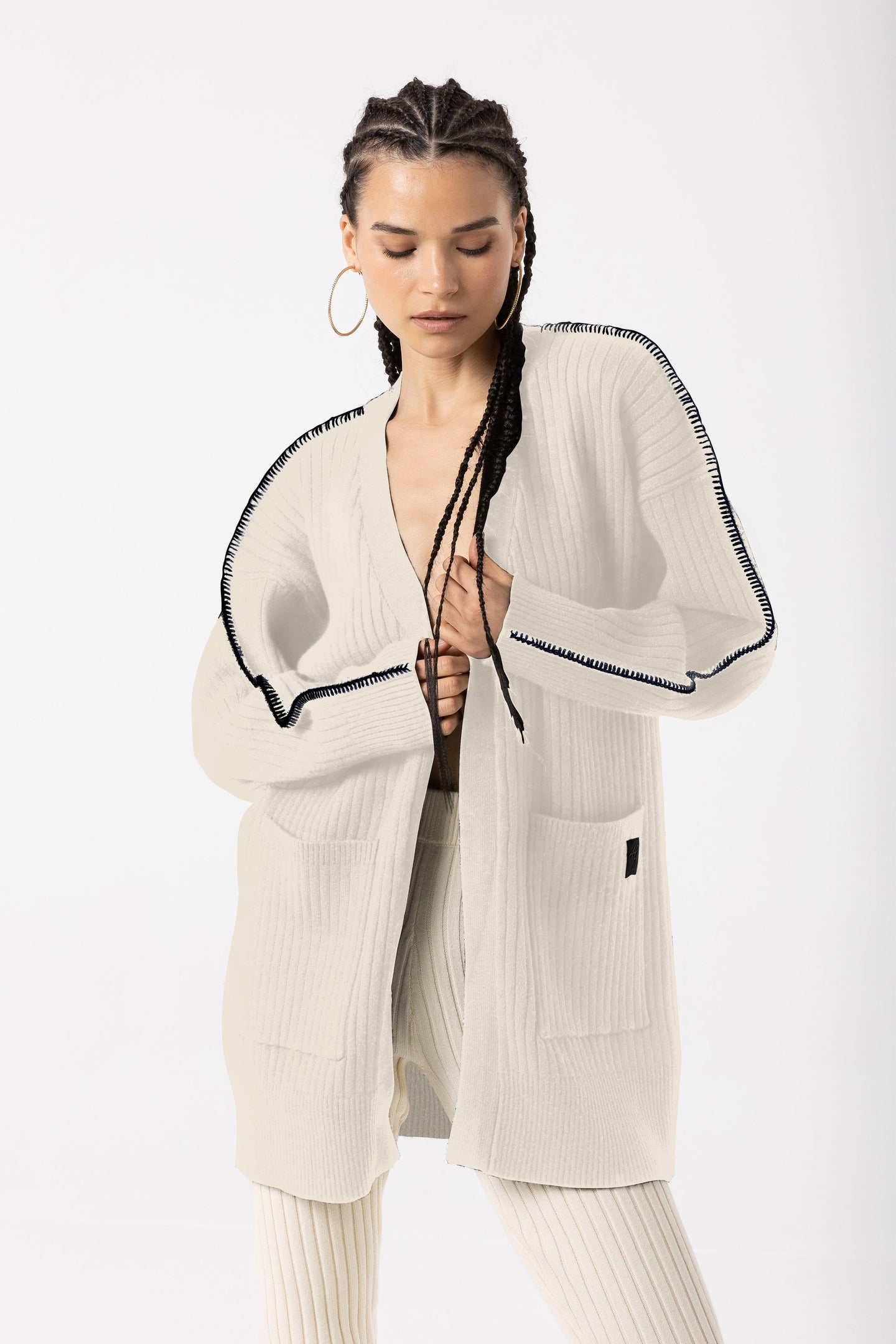 FGTW3279-OFFWHITE - cardigan - 4GIVENESS