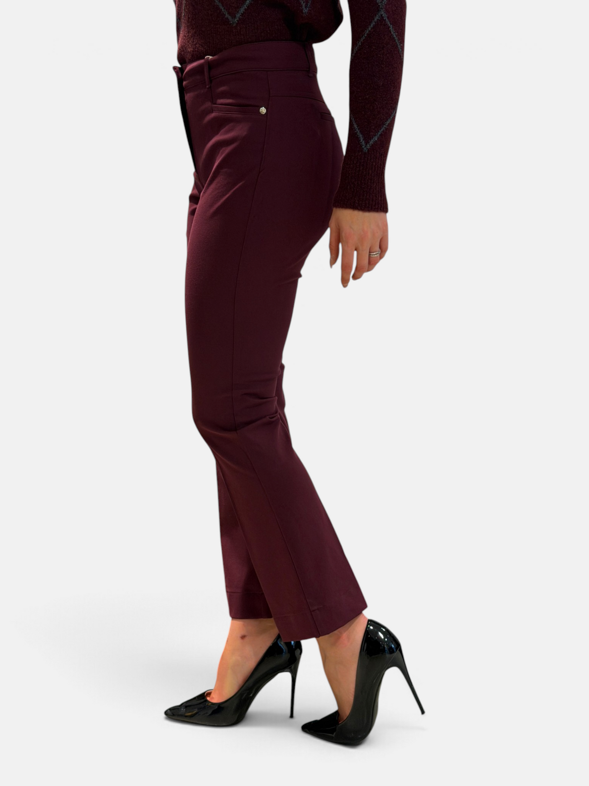PANTALONE PBBFLARE BORDEAUX