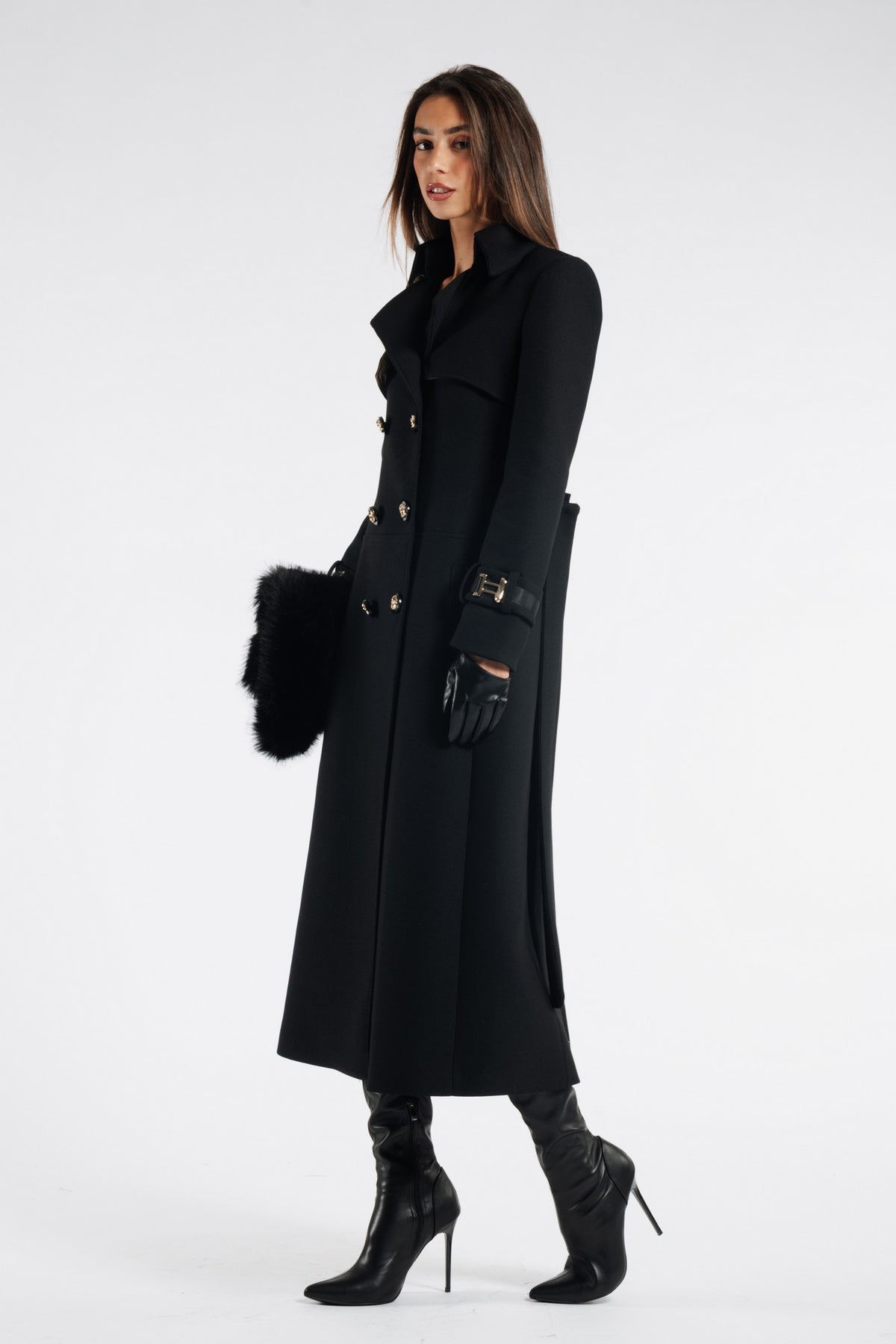 CAPPOTTO YE00244 NERO