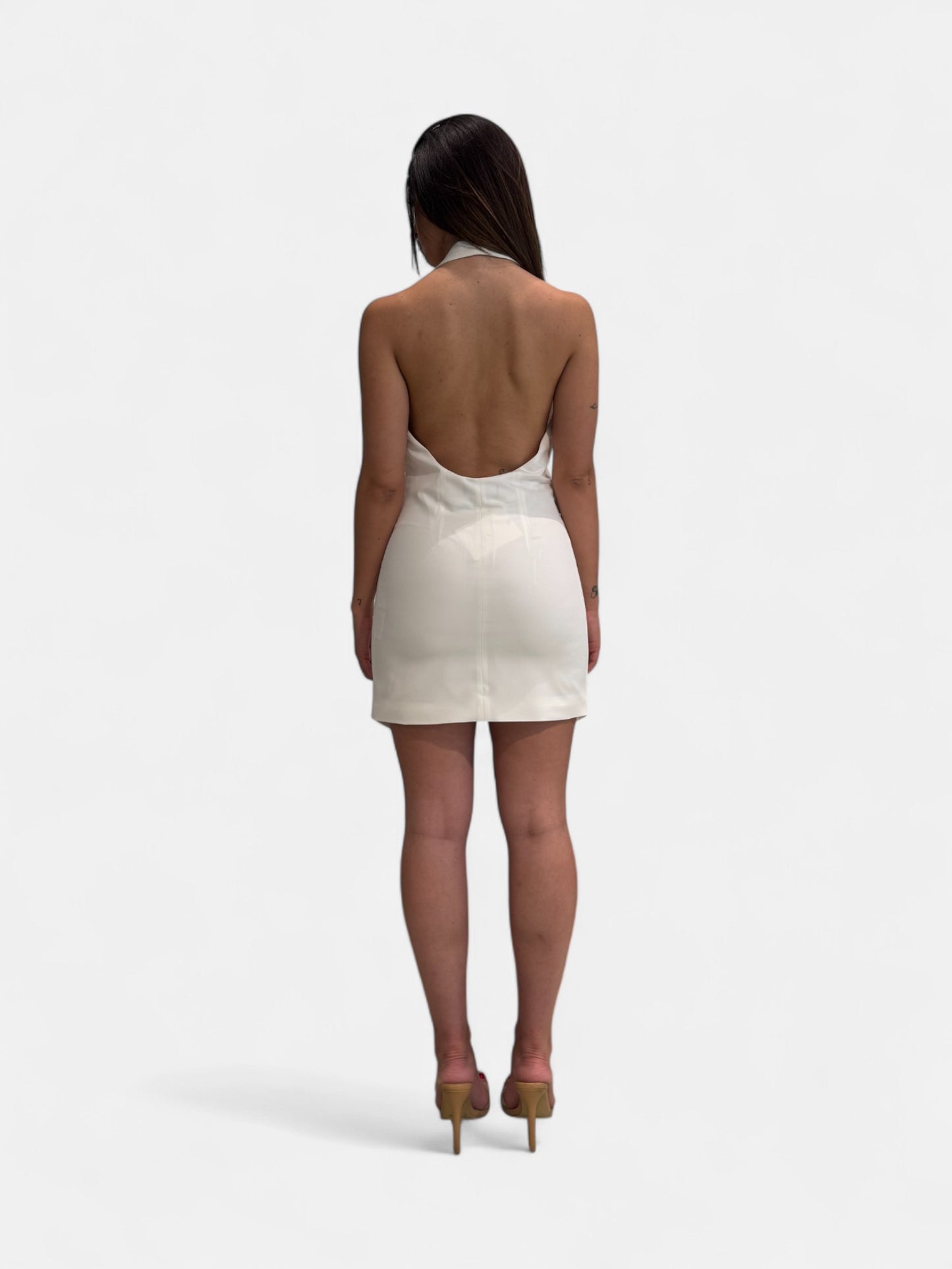 A513-BIANCO - ABITO - MONIQUE GARCONNE