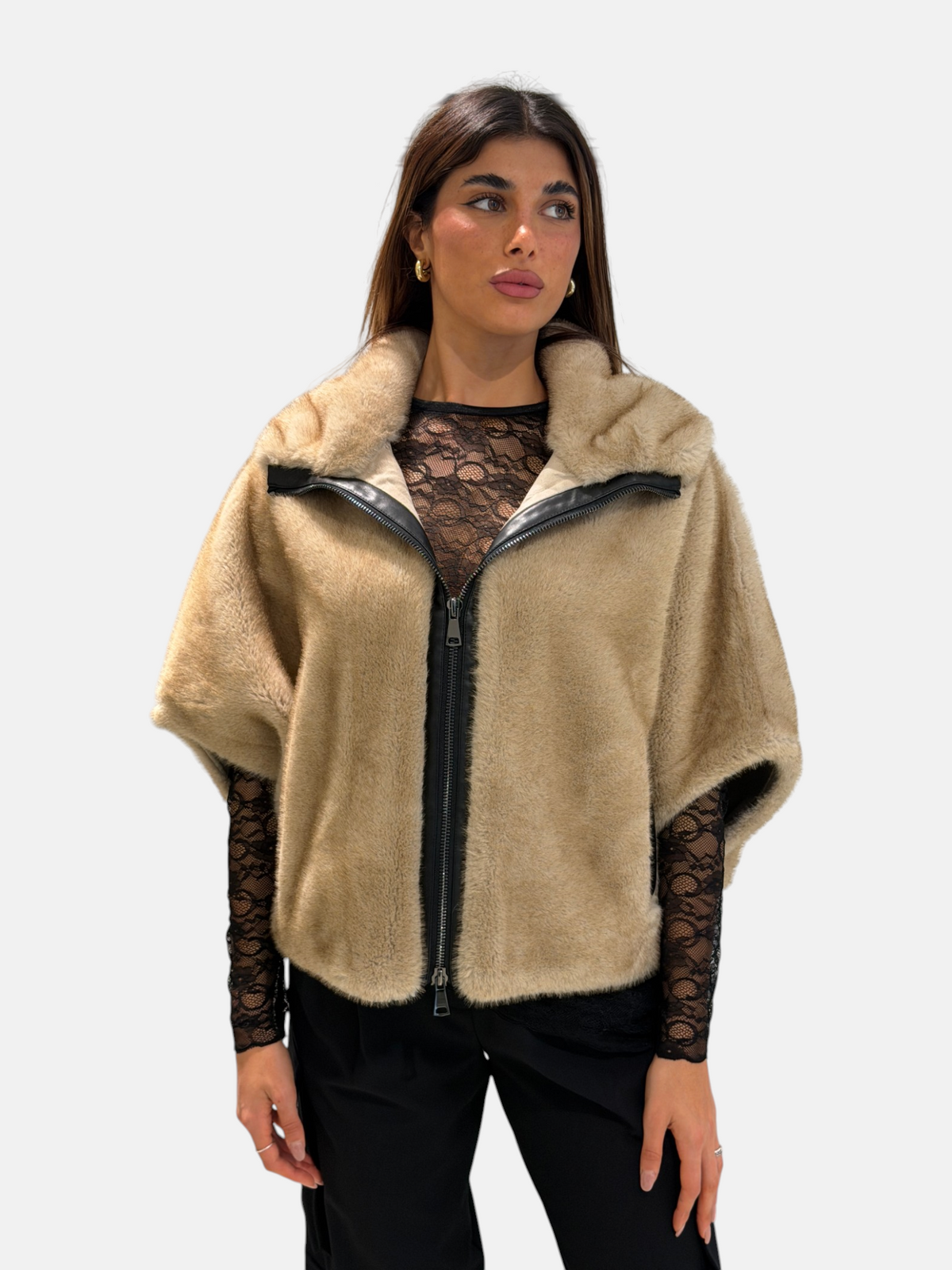 GIUBBOTTO V330B006A BEIGE