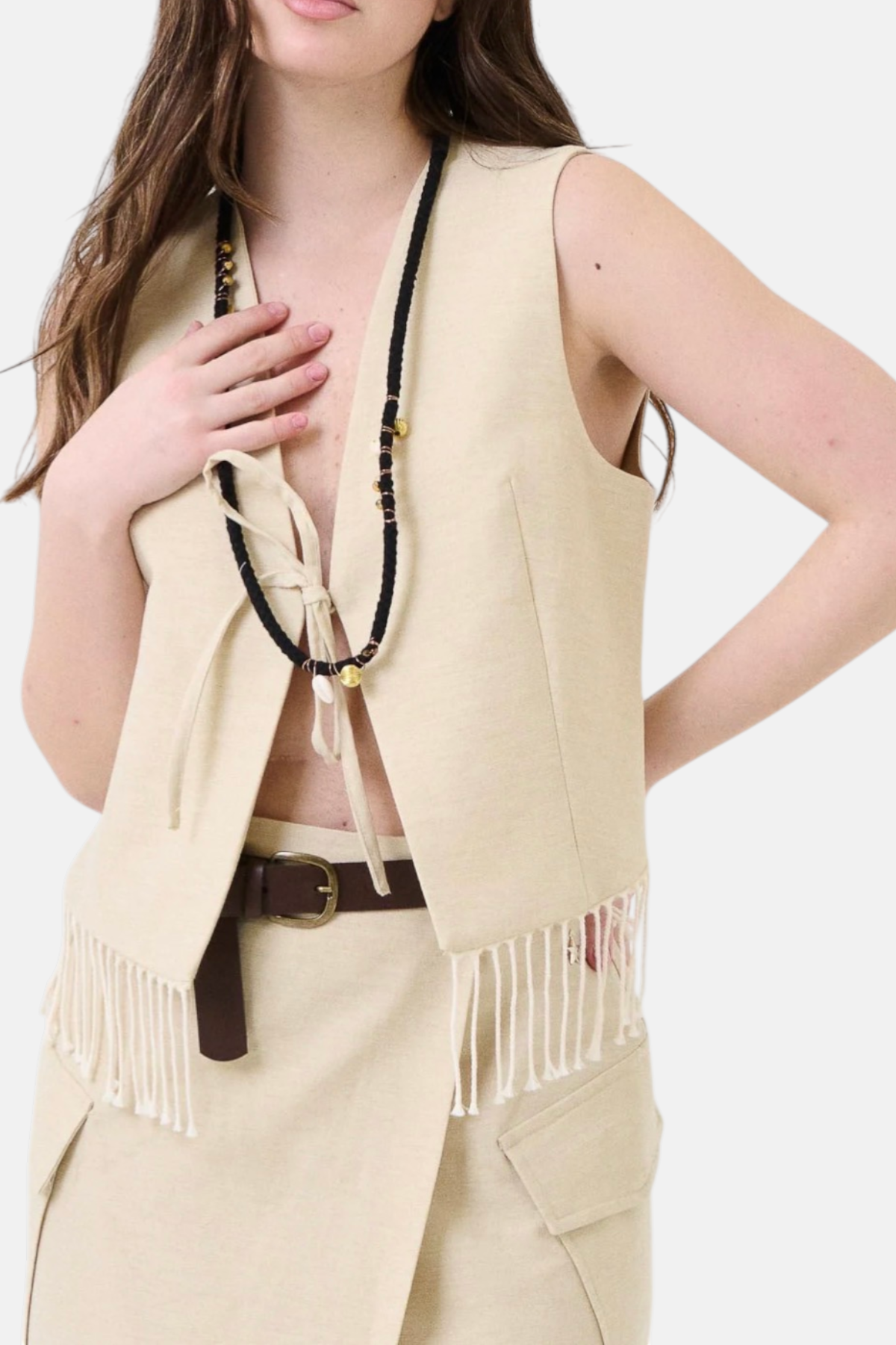 S39M0210-SABBIA - GILET - SOUVENIR