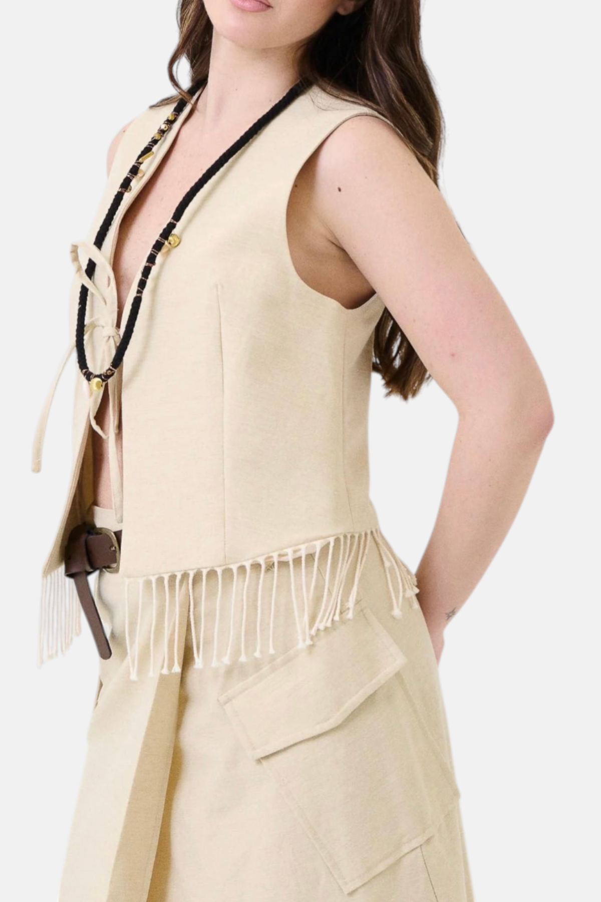 S39M0210-SABBIA - GILET - SOUVENIR