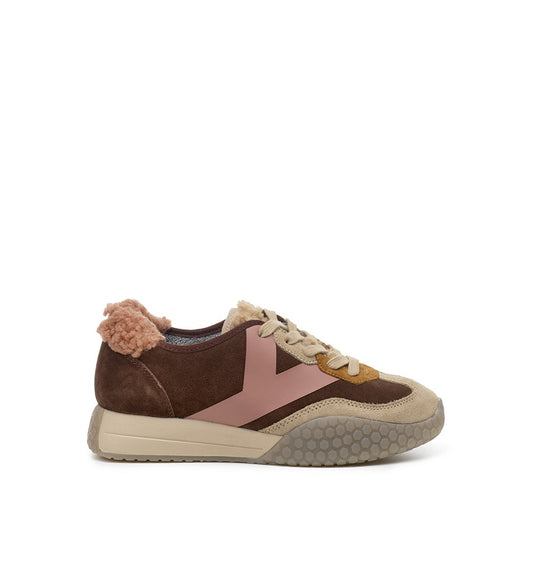 KW9743-NUT/BROWN - SNEAKERS - KEH NOO
