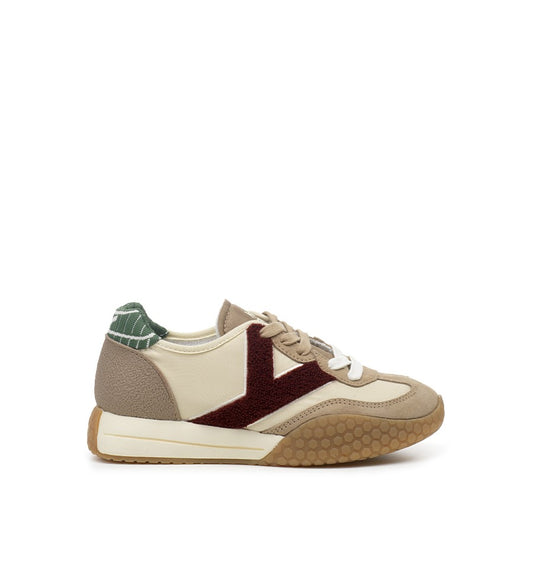 KW9770-NUT/BORDEAUX - SNEAKERS - KEH NOO