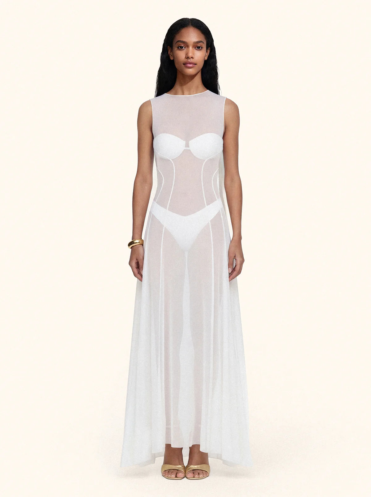 MF26SW0720-WH-WHITE - VESTITO - ME FUI