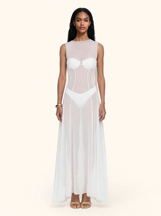 MF26SW0720-WH-WHITE - VESTITO - ME FUI