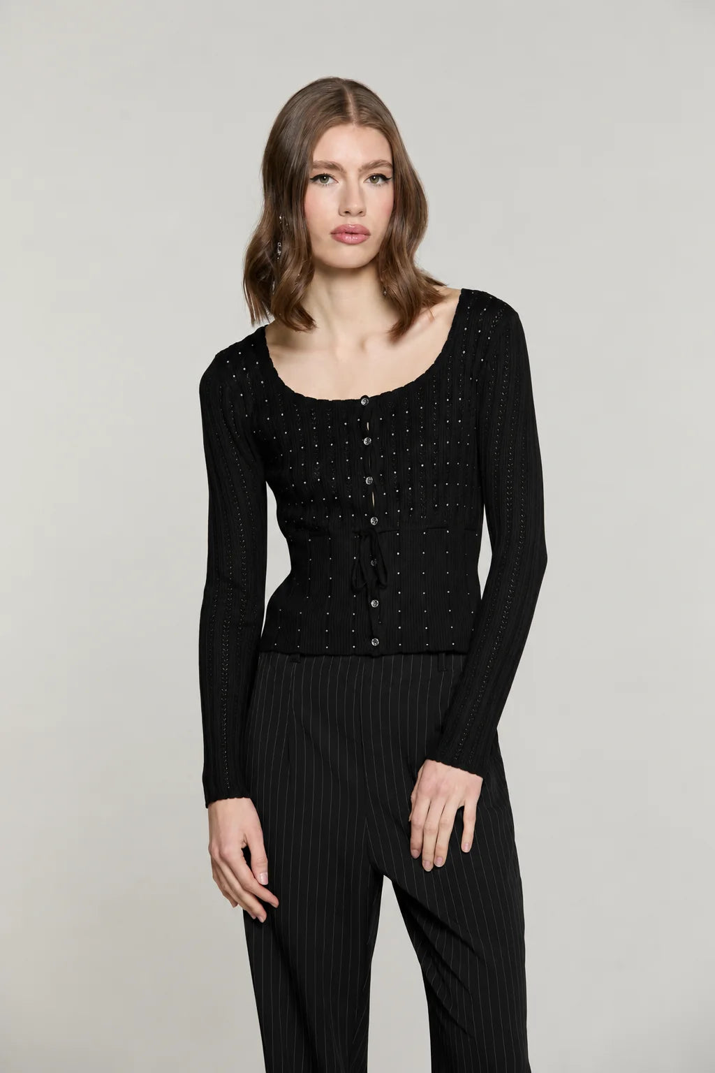 CARDIGAN MARISET BLACK