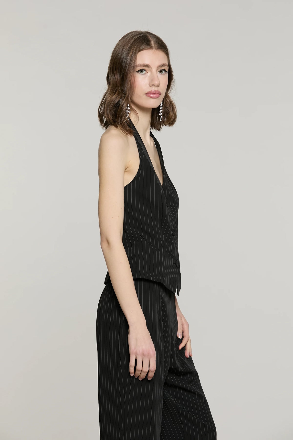 GILET AMMIR GESSATO BLACK