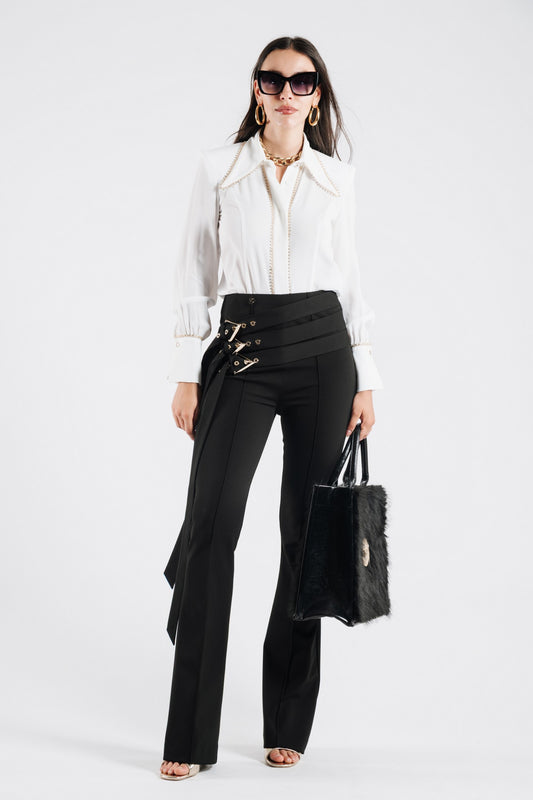XS00300-BIANCO - CAMICIA - BABYLON W LES FEMMES