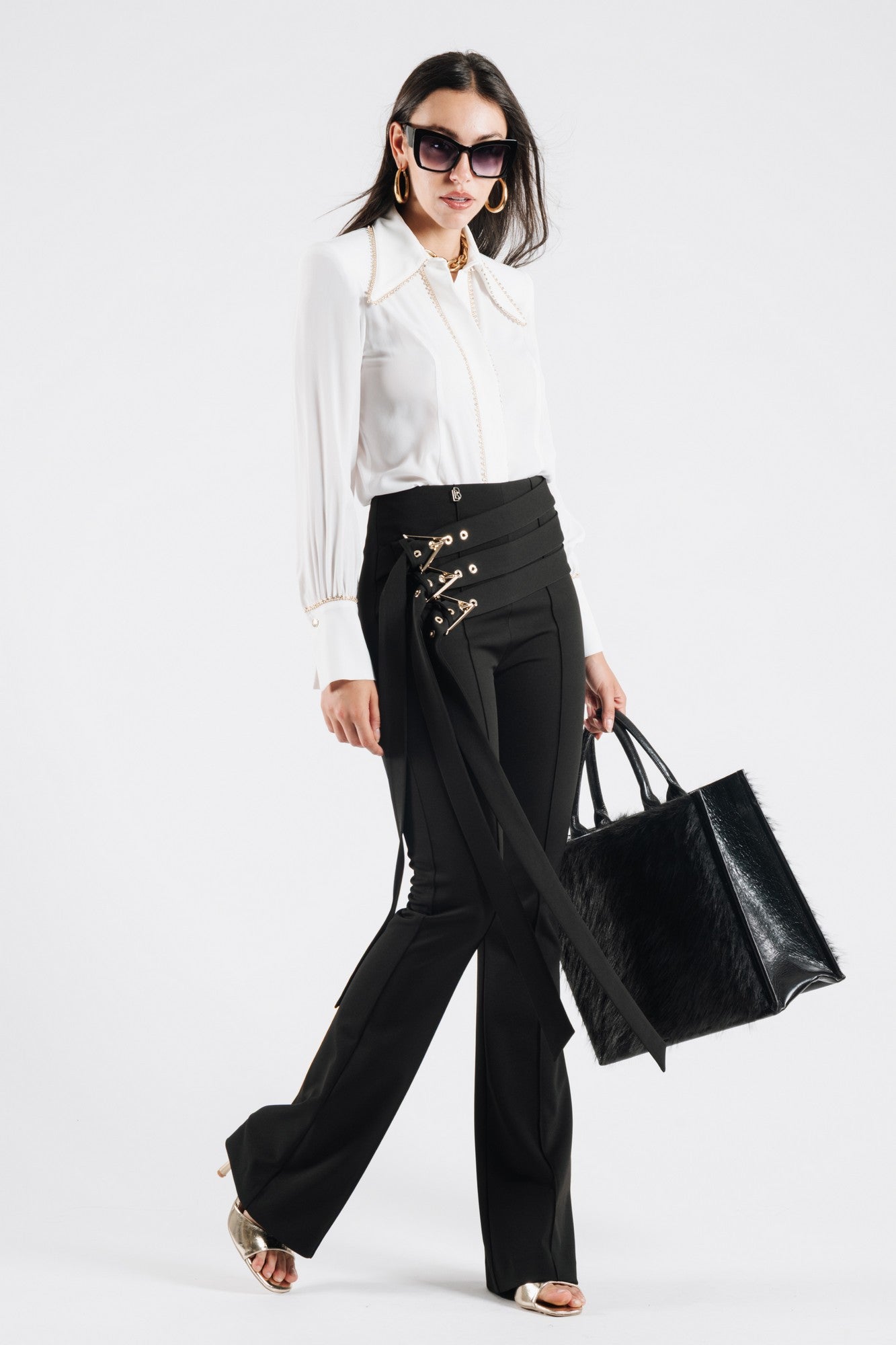 XS00300-BIANCO - CAMICIA - BABYLON W LES FEMMES