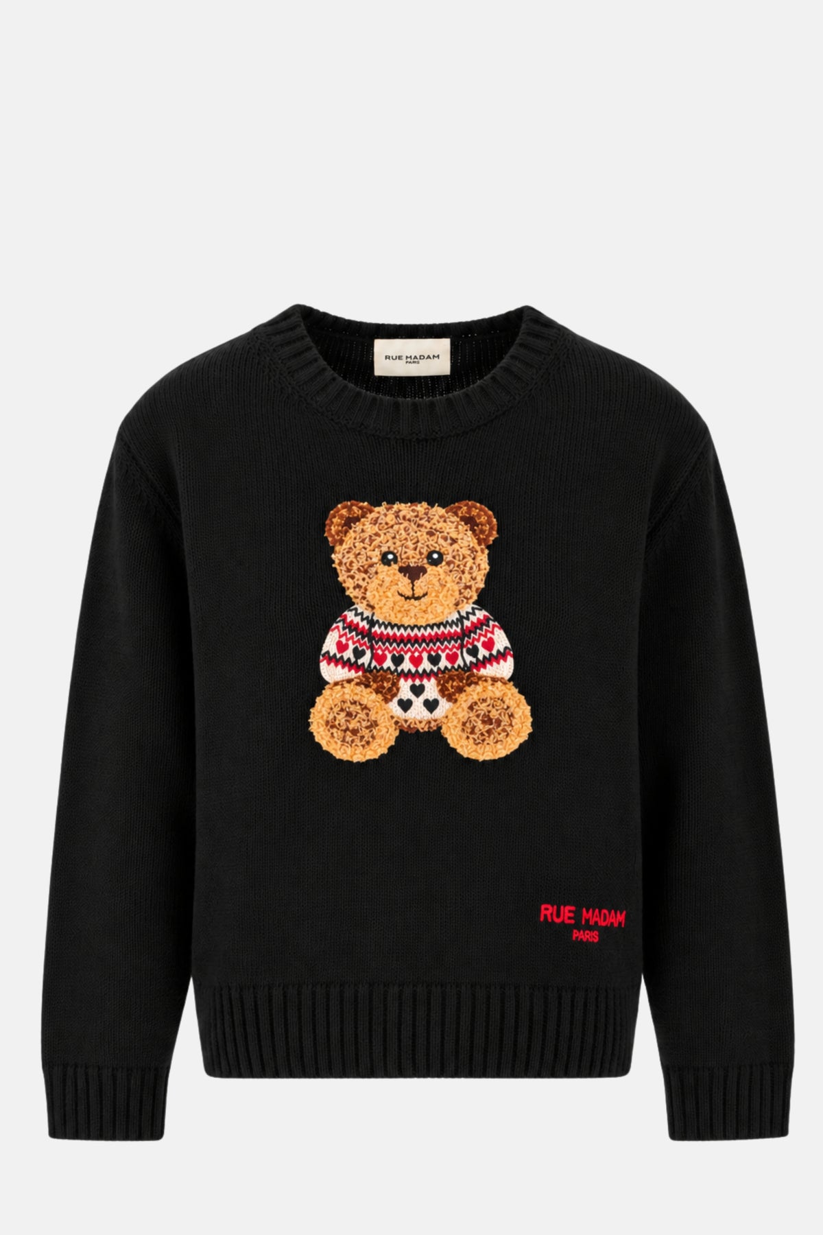 MAGLIA MARVIN-LOVE-JUMPER BLACK
