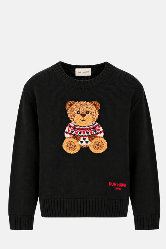 MAGLIA MARVIN-LOVE-JUMPER BLACK