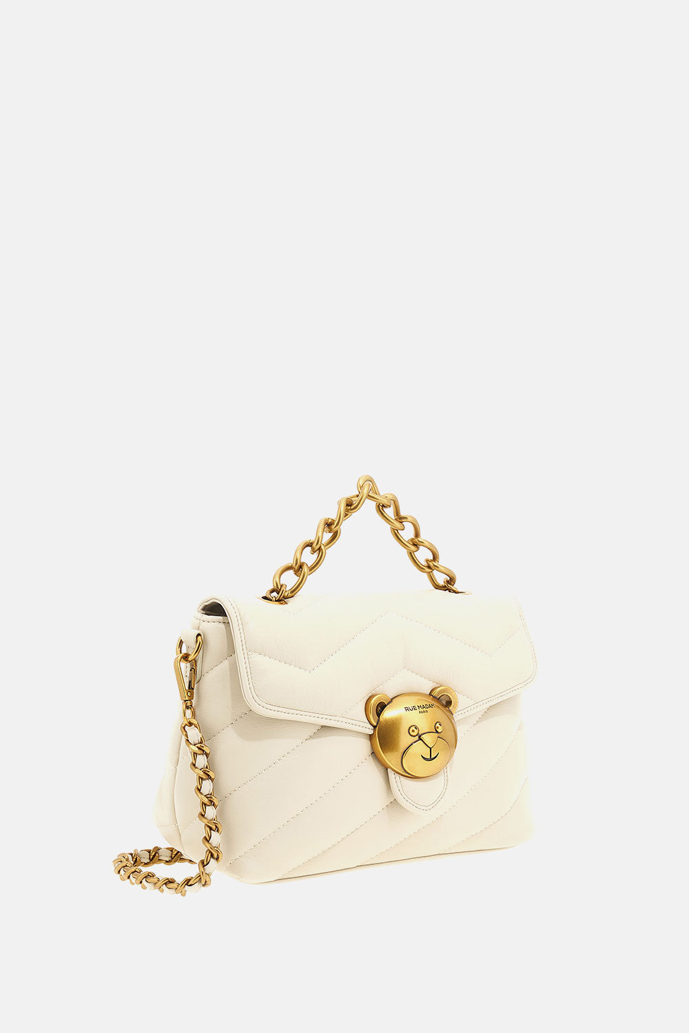 PUFFYSHOULDERXL-CREAM - BORSA - RUE MADAM PARIS