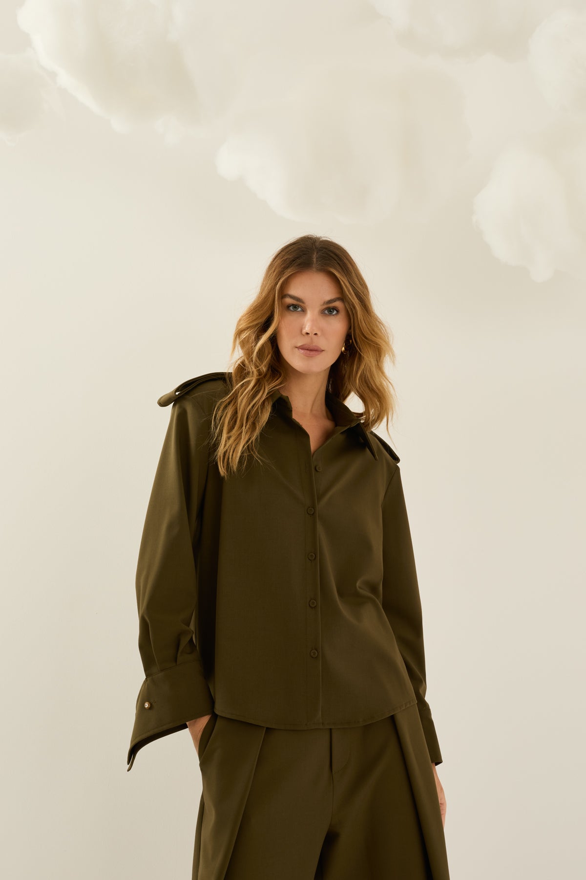 CAMICIA M40F0127 VERDE