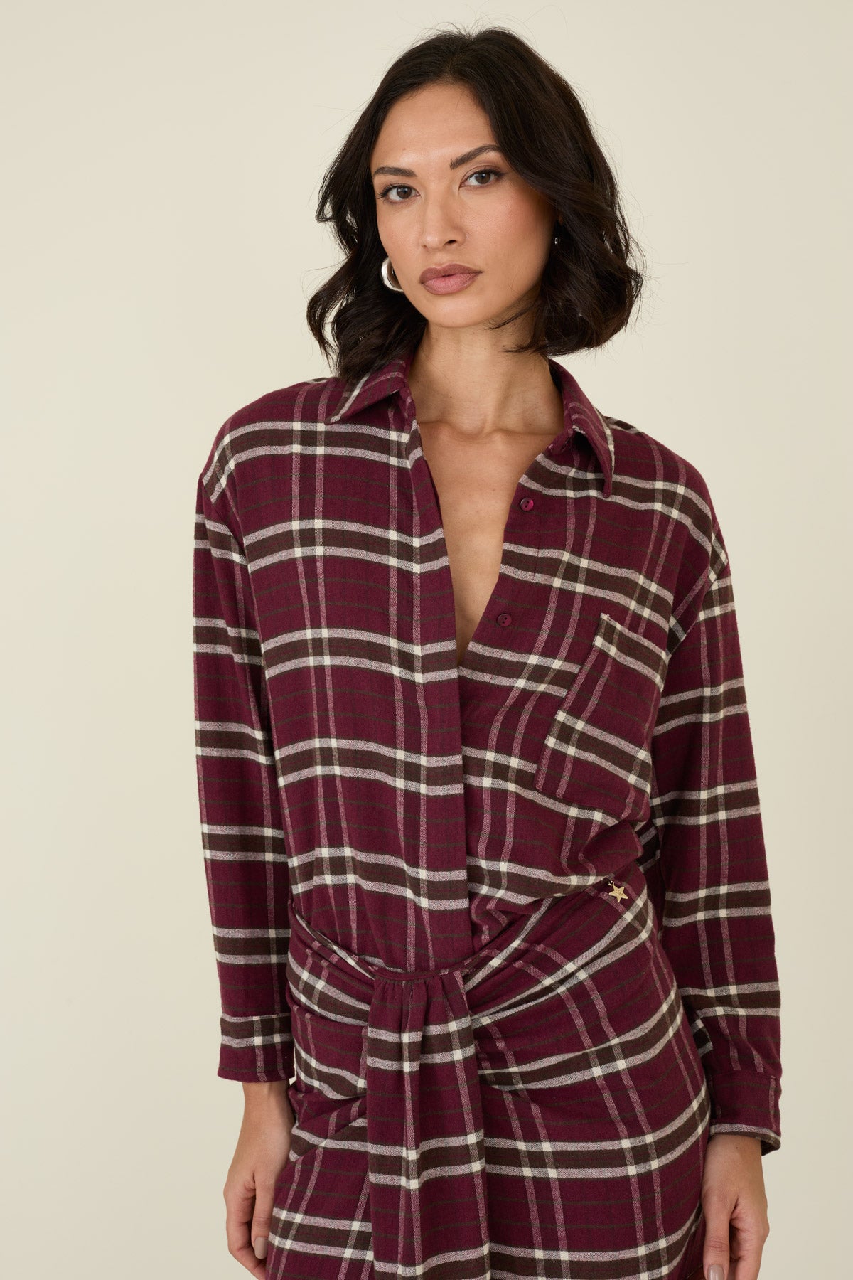 M38F0950-BORDEAUX - CAMICIA - SOUVENIR