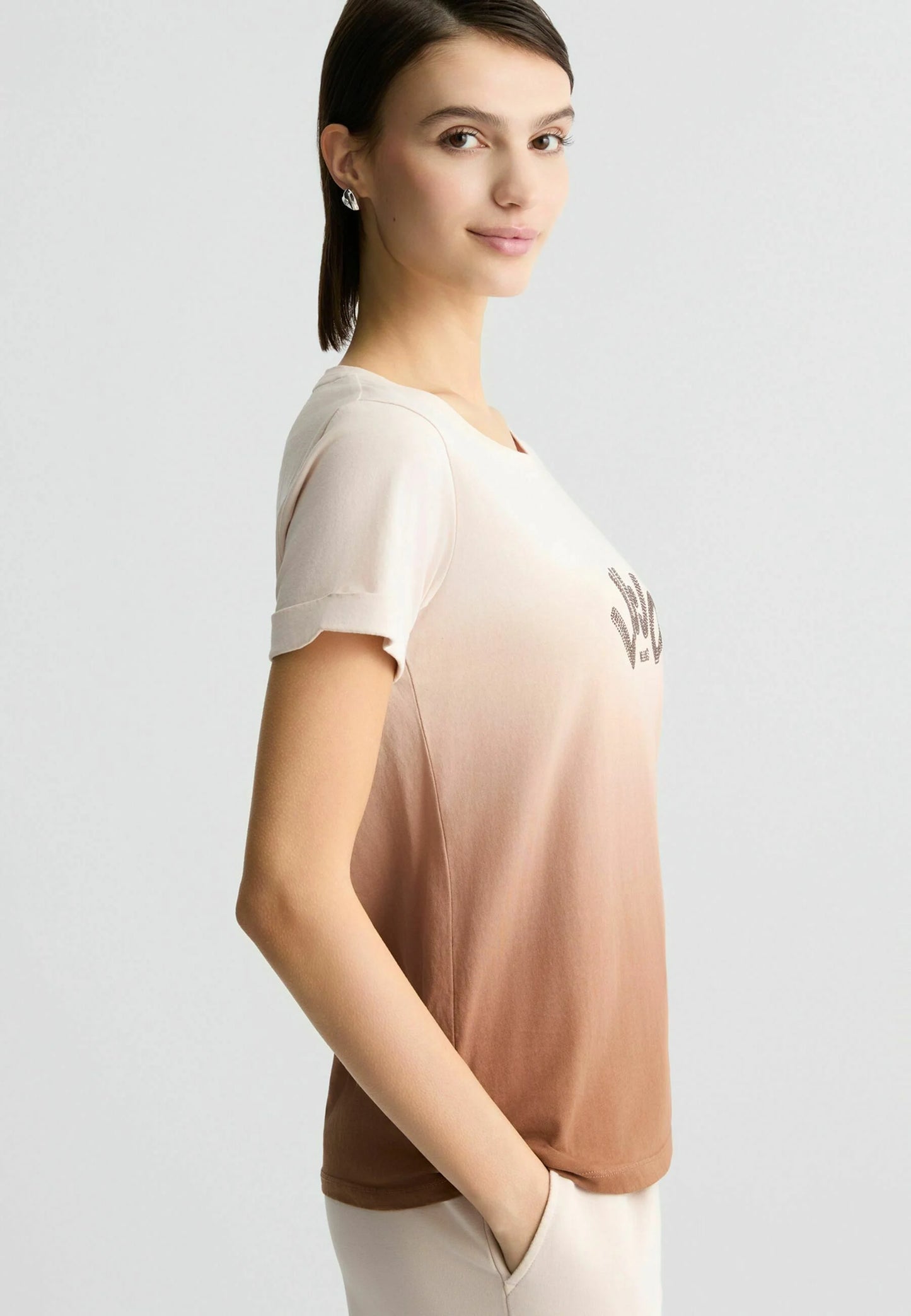 TA5267-NUDEBROWN - T-SHIRT - LIU JO