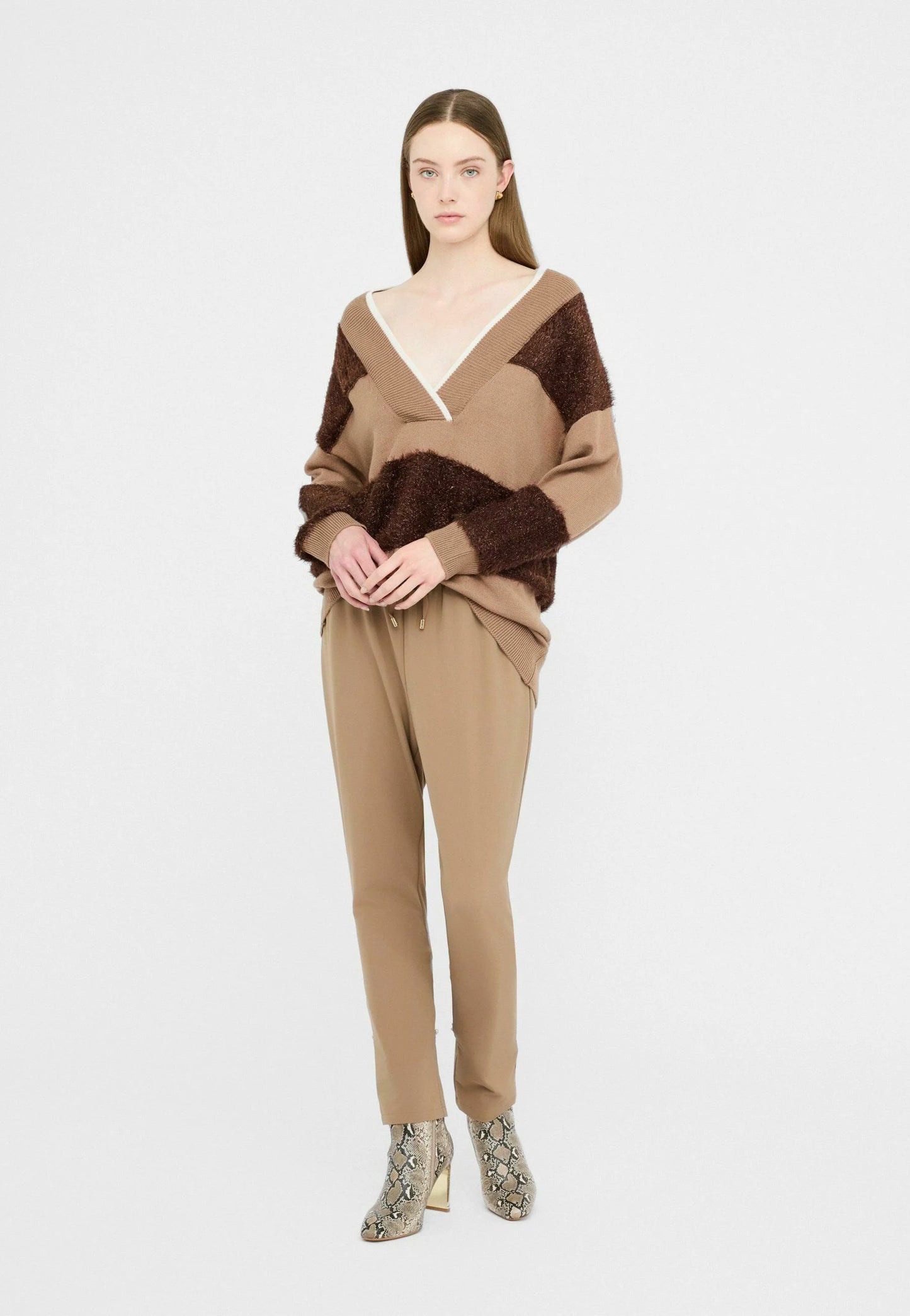 TF5264-CHOCOLATE - PANTALONE - LIU JO