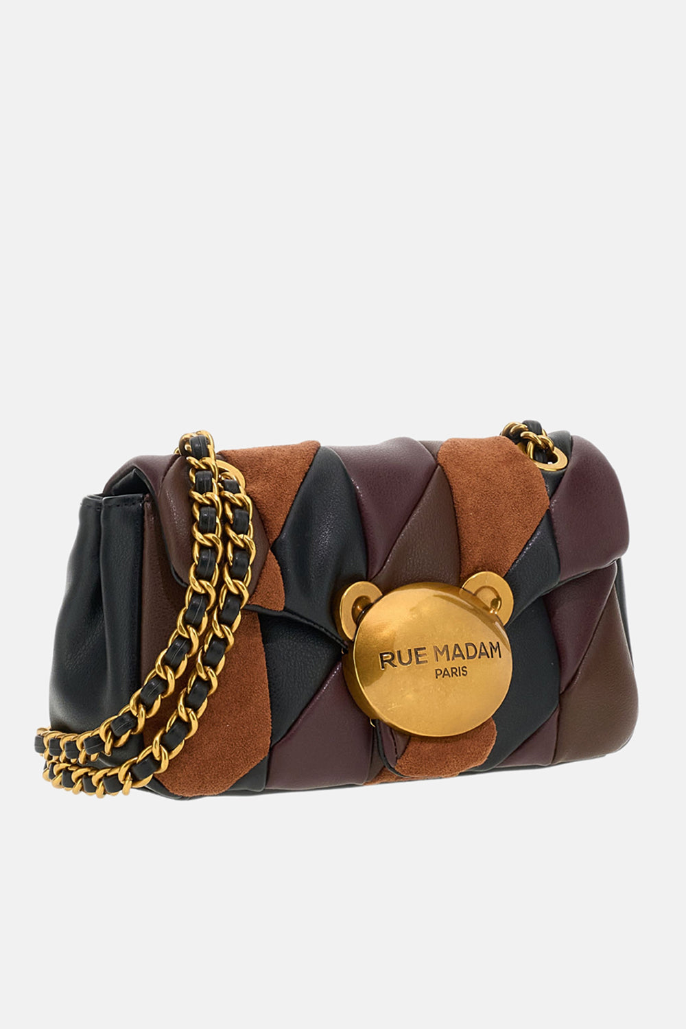 BORSA PUFFY XL PATCHWORK CINNAMON