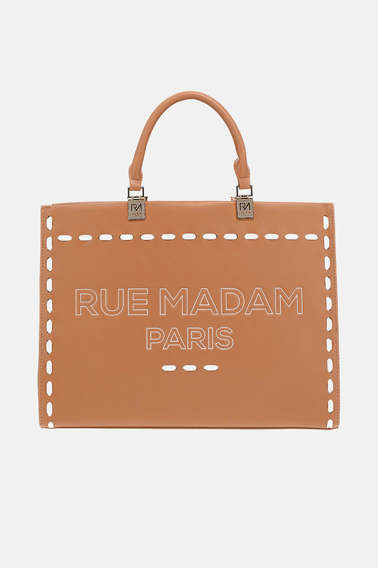 ICONIQUESPRINGTOTE-COGNAC - BORSA - RUE MADAM PARIS