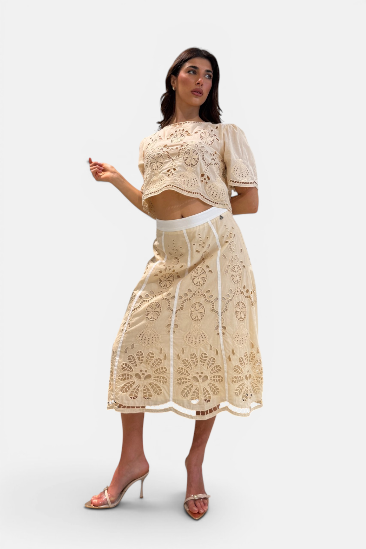 C606A012A-BEIGE - BLUSA - DIXIE