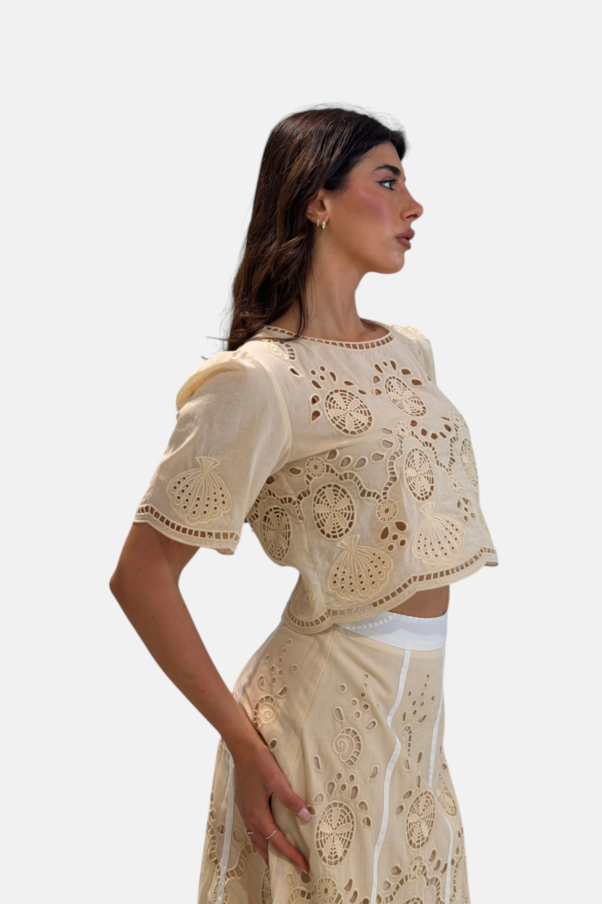 C606A012A-BEIGE - BLUSA - DIXIE