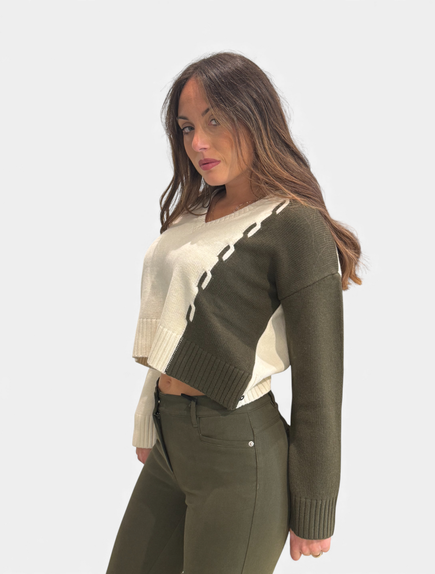 FACTOR-002AVORIO/KAKI - MAGLIA - PENNYBLACK