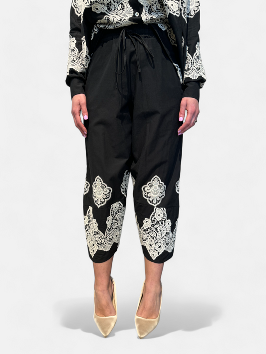 J35Y0294-NERO - PANTALONE - SOUVENIR