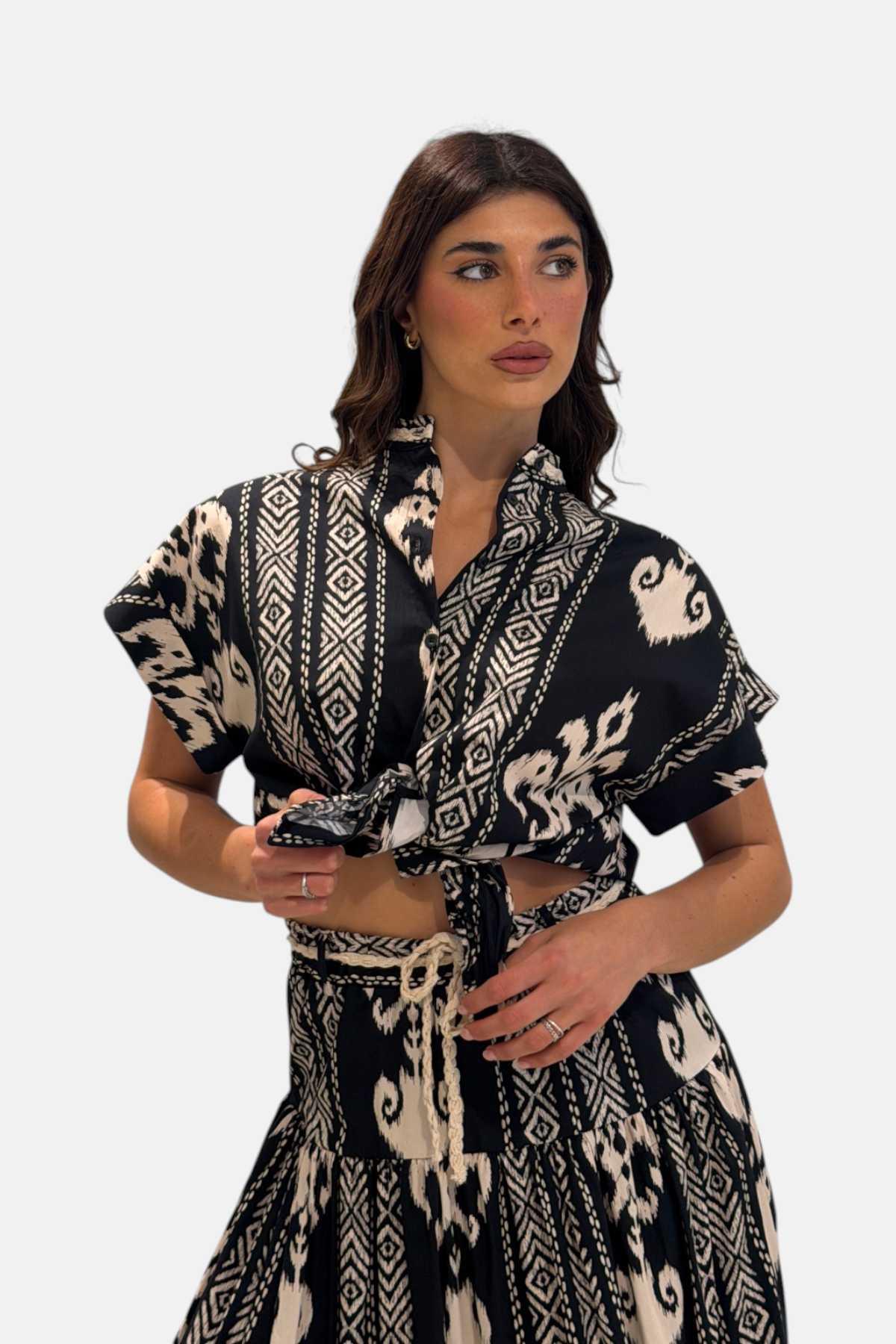 CFGC1BLA-NERO - CAMICIA - DIXIE
