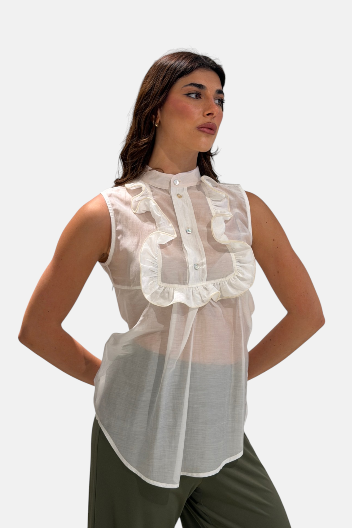 C212A027A-AVORIO - CAMICIA - DIXIE