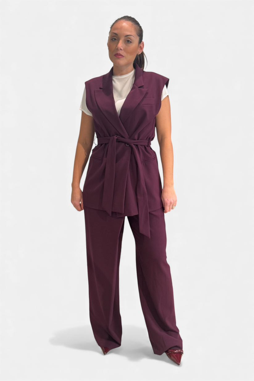 LAFHKHZA-MELANZANA - GILET - DIXIE