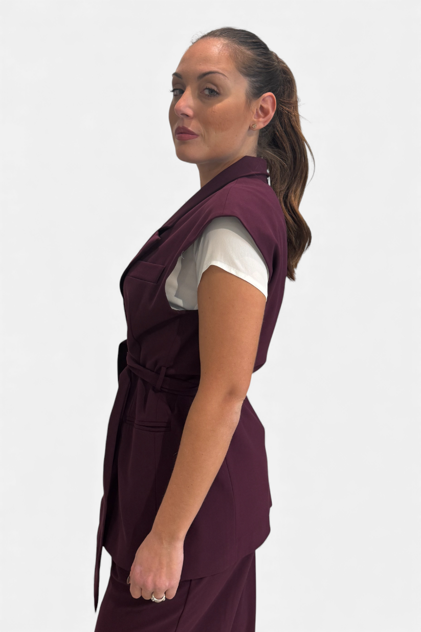 LAFHKHZA-MELANZANA - GILET - DIXIE