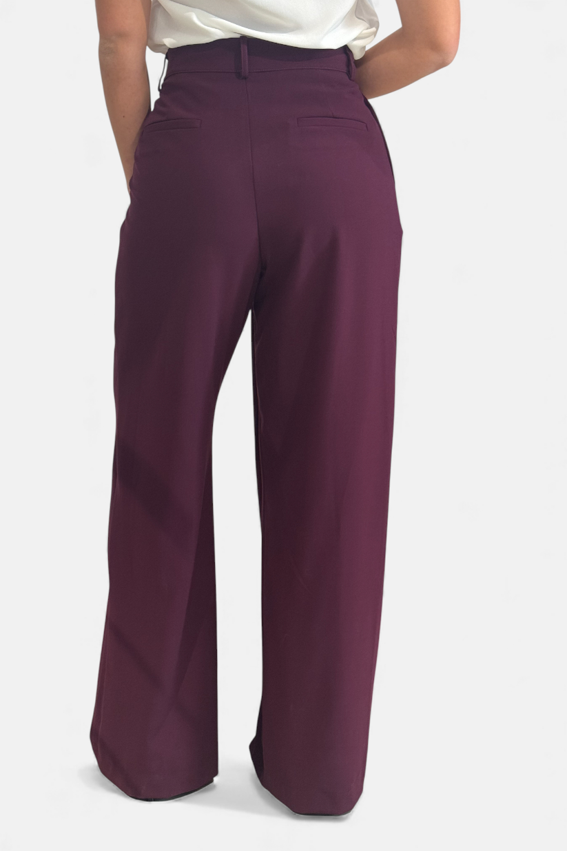 PDNZKHZA-MELANZANA - PANTALONE - DIXIE