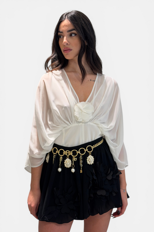 WMF0311-BIANCO - BLUSA - BABYLON W LES FEMMES