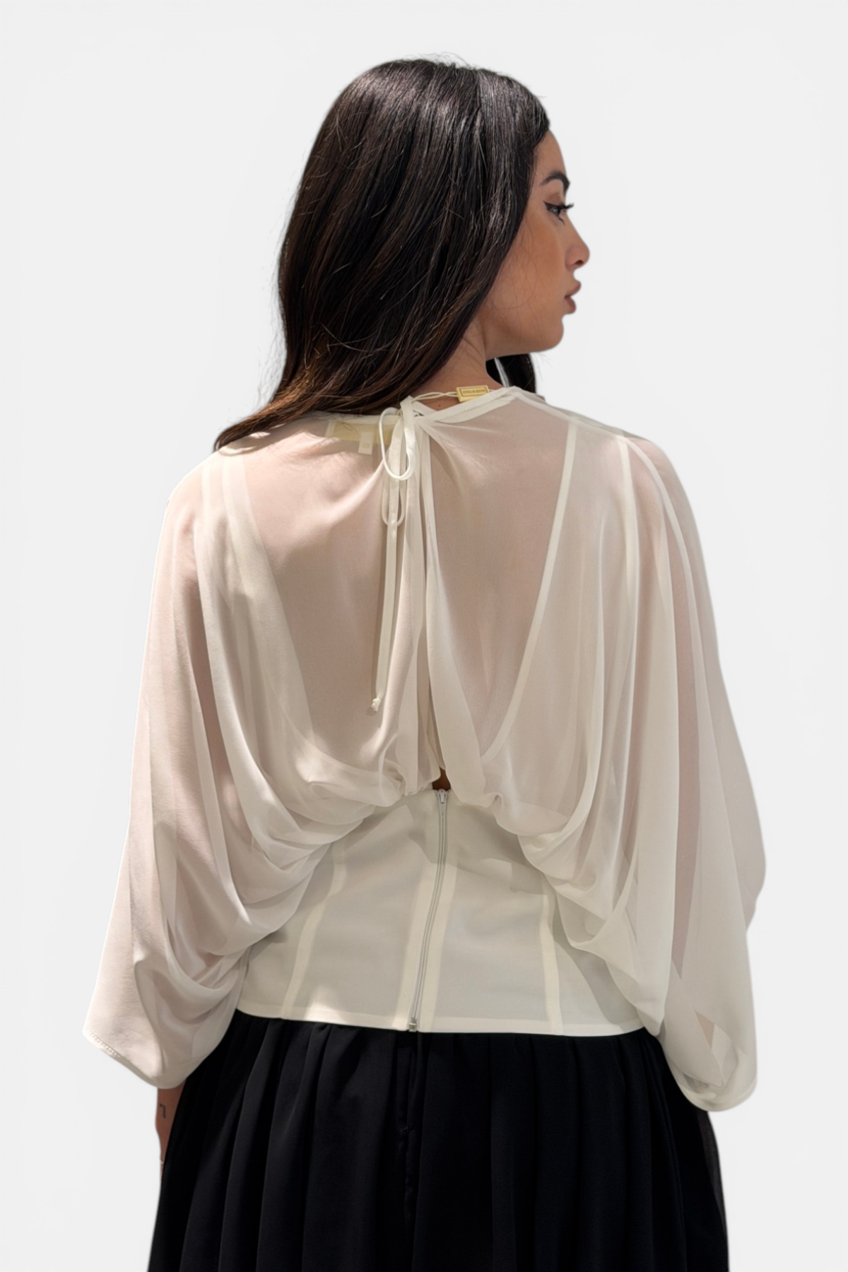 WMF0311-BIANCO - BLUSA - BABYLON W LES FEMMES