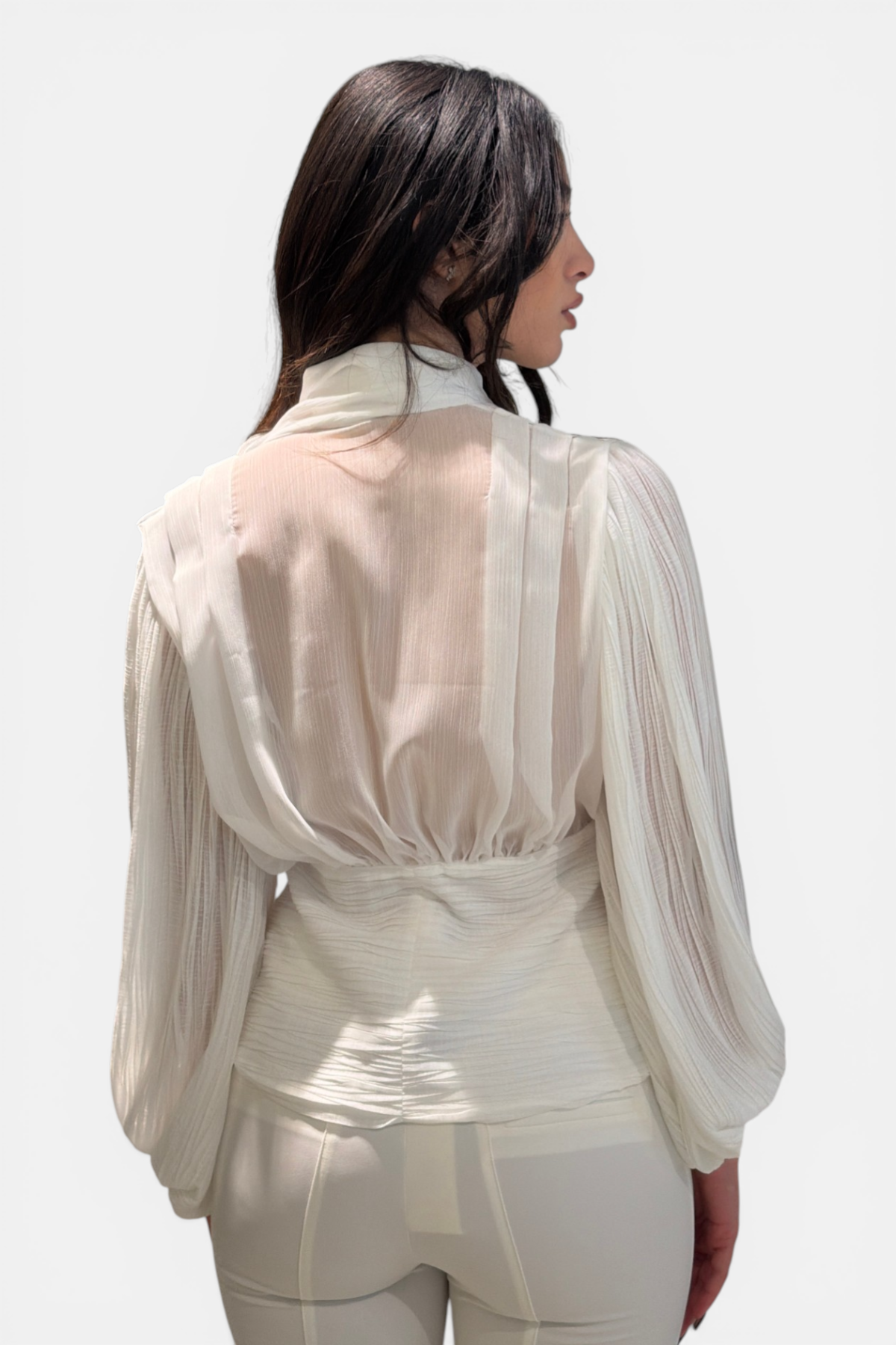 WS00358-BIANCO - CAMICIA - BABYLON W LES FEMMES