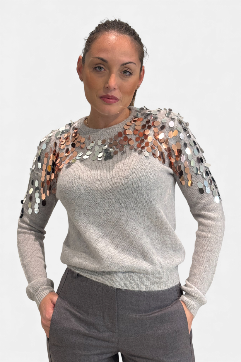 M744Y031A-GRIGIO - MAGLIA - DIXIE