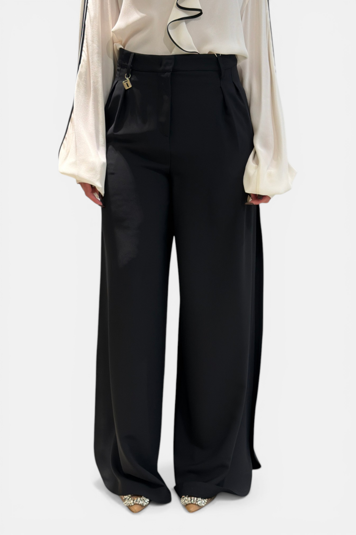 WED0099-NERO - PANTALONE - EUREKA