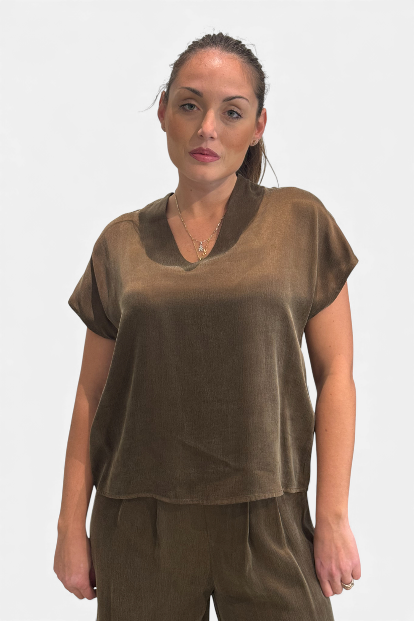 T782Y007A-MARRONE - MAGLIA - DIXIE