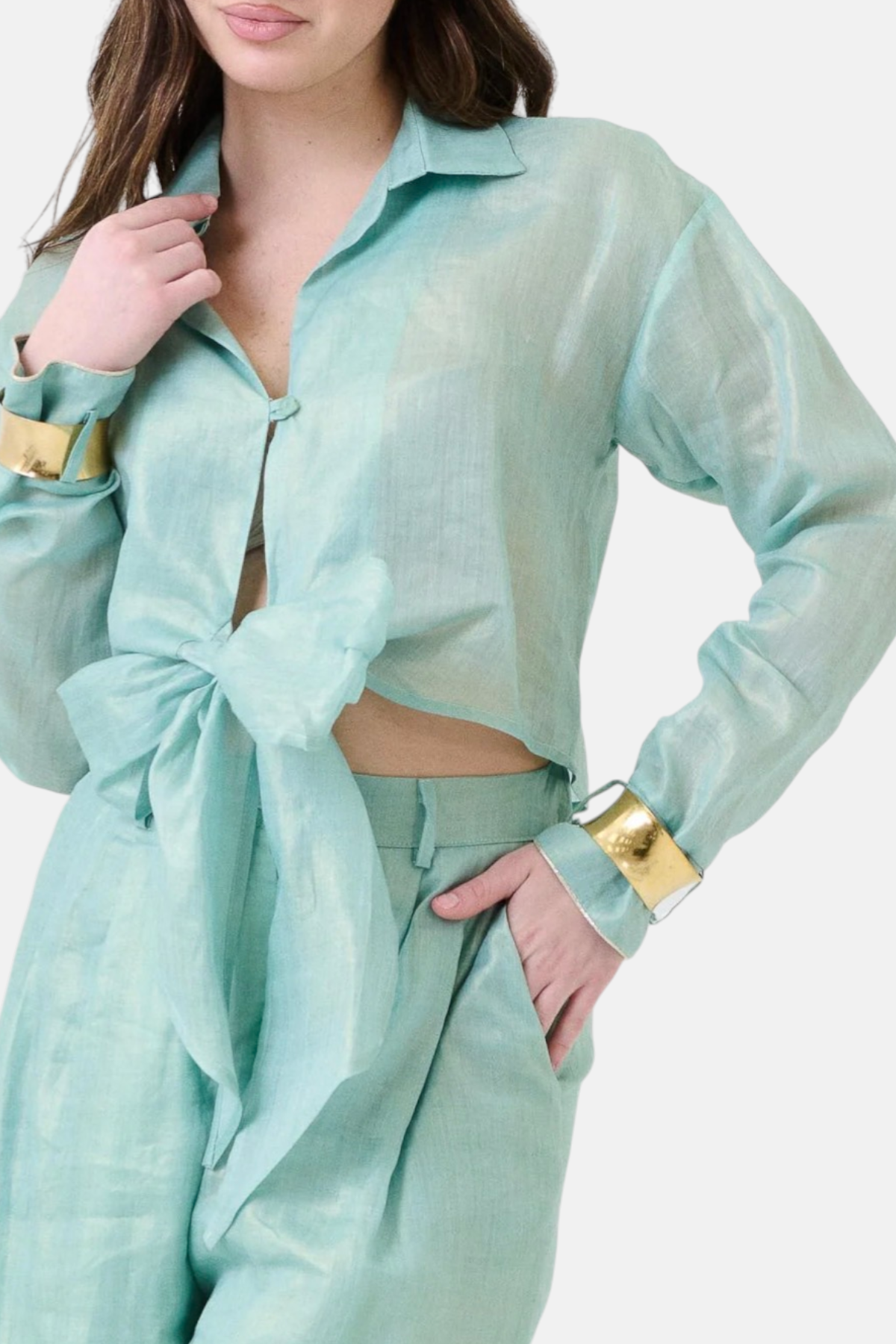 S39M0334-ACQUA - BLUSA - SOUVENIR