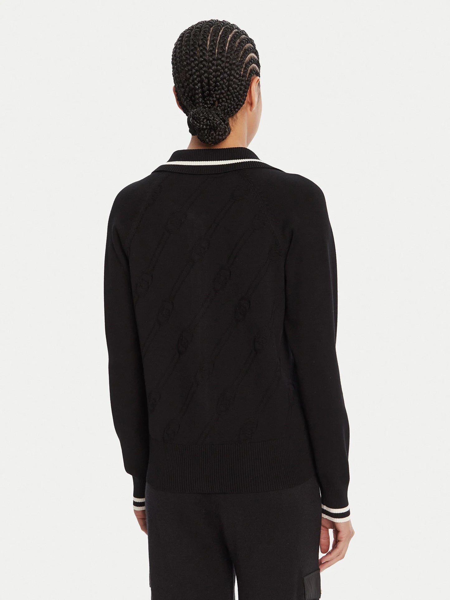 TF5032-NERO/BIANCO - MAGLIA - LIU JO