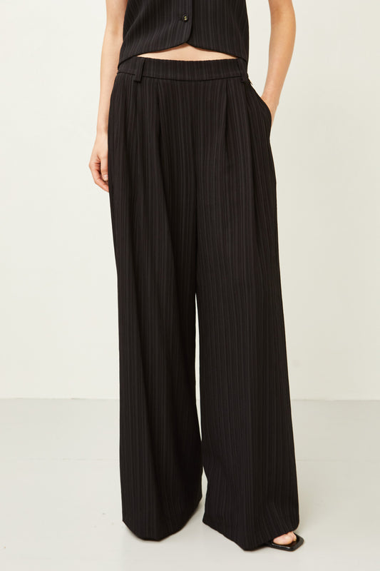 V35A0172-NERO - PANTALONE - SOUVENIR